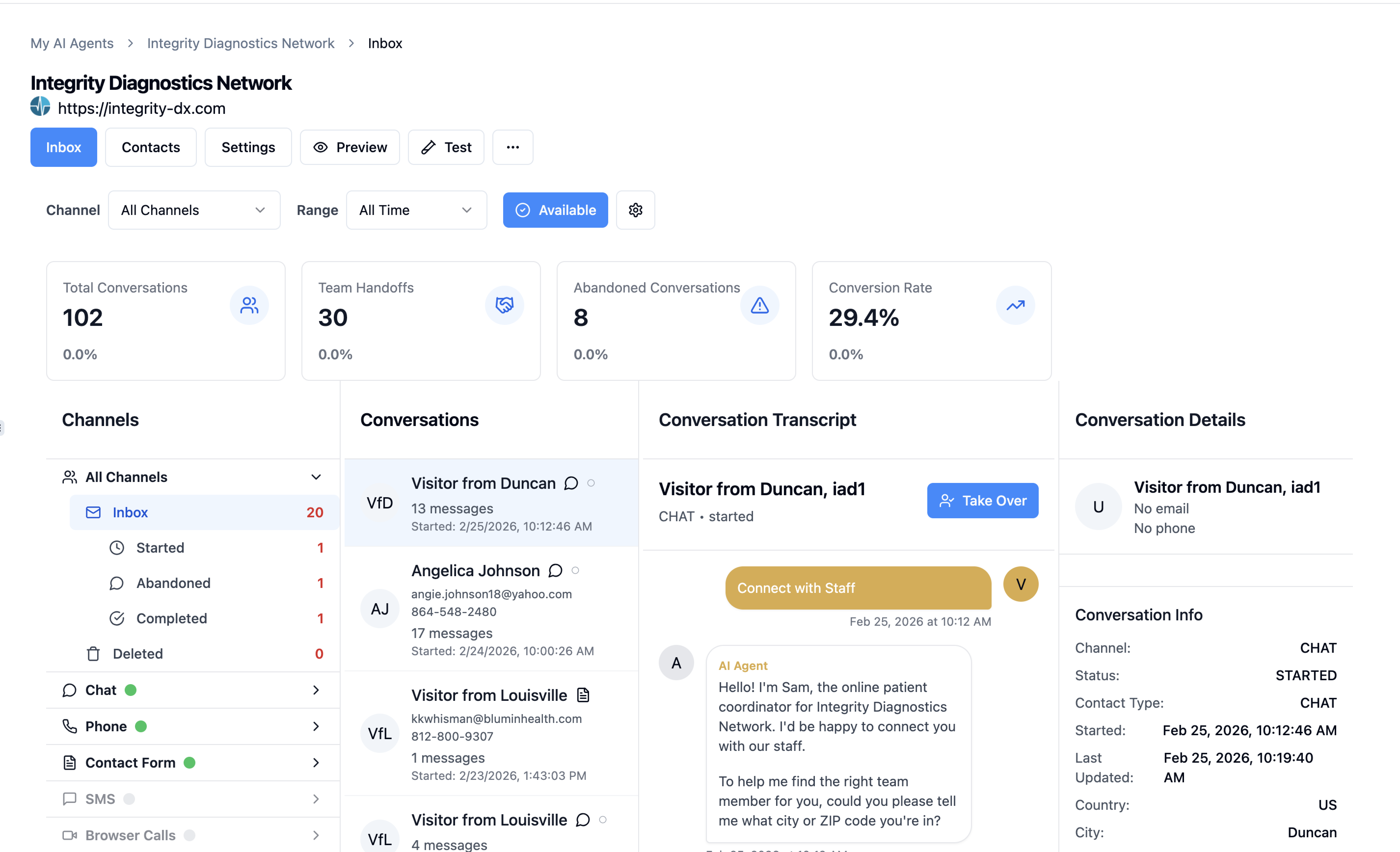 Real-Time Conversation Management